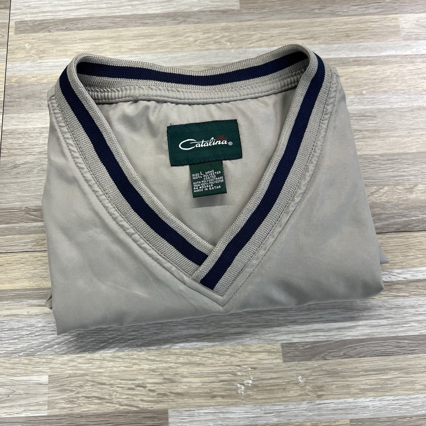 VTG Catalina Men’s Golf Vest Size Large L Made In Qatar - 5O641