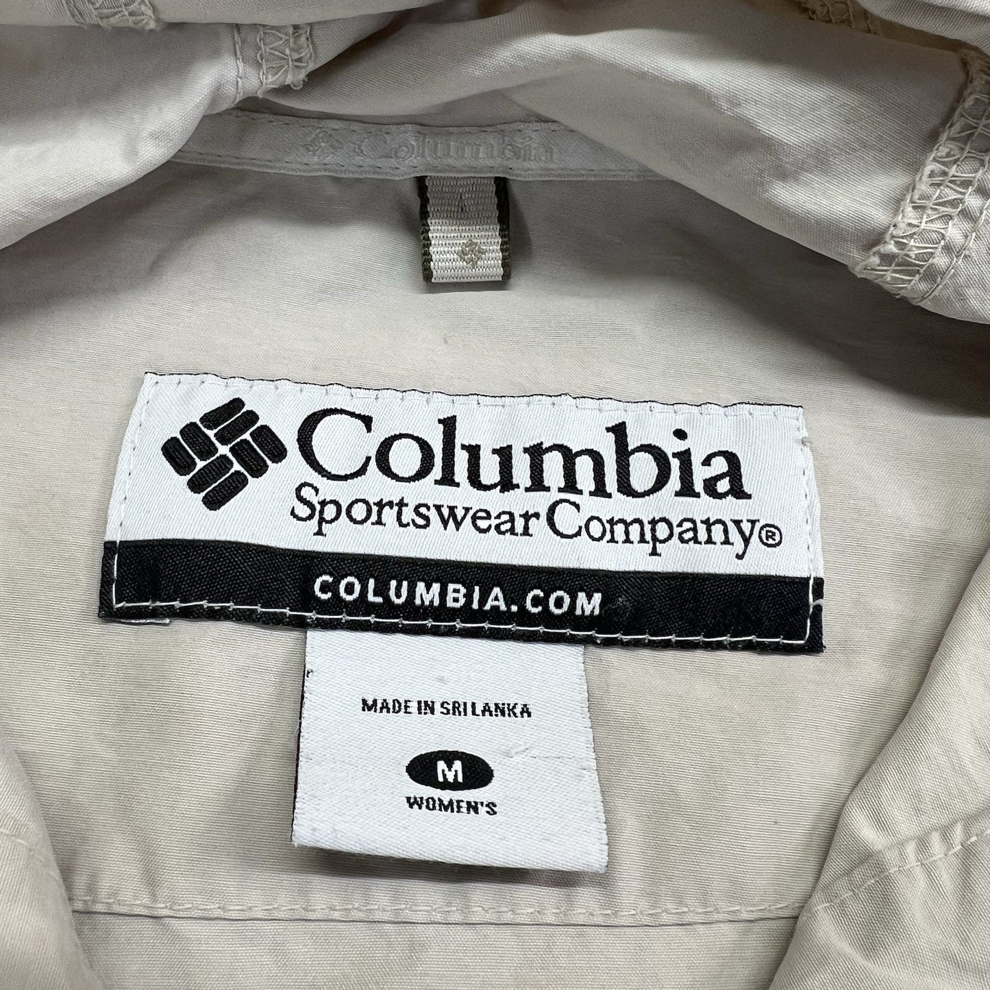 VTG Columbia Sportswear Women’s Beige Windbreaker Size M - JN288