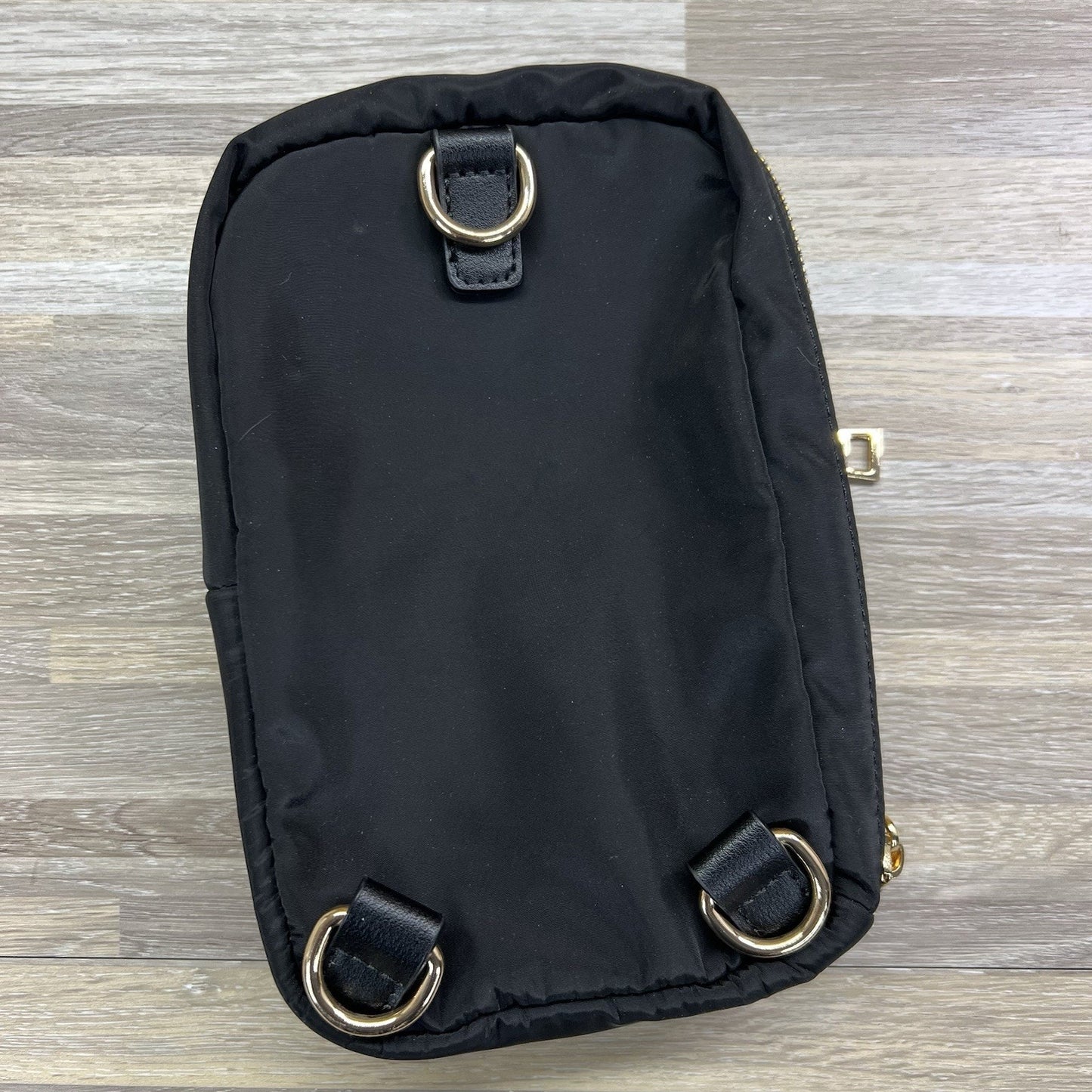 Sol and Selene Black Gold Zipper Makeup Bag Cosmetic Bag Travel Pouch - JL522