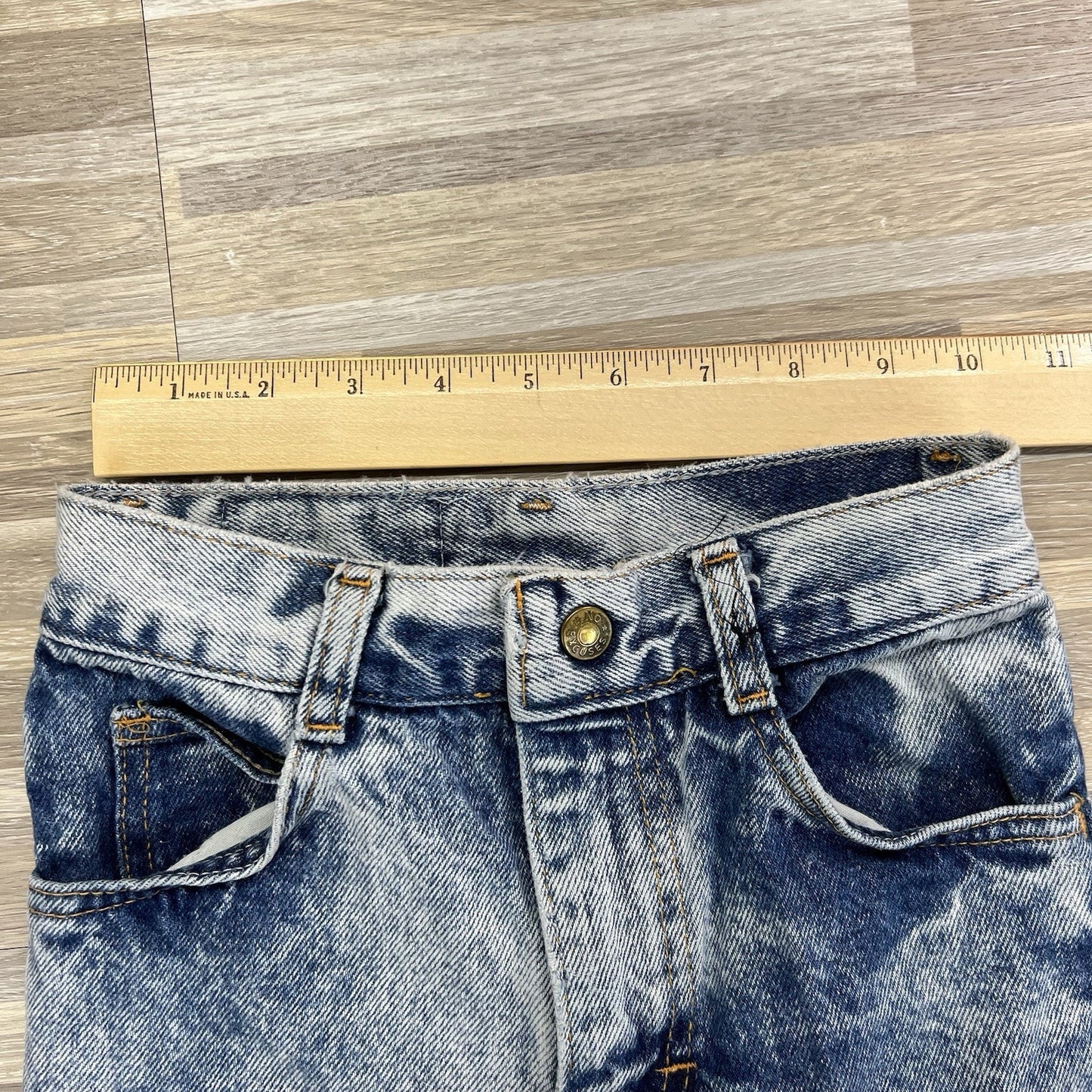 Vintage No Excuses Girls Stonewashed Jeans Size 6 - M138