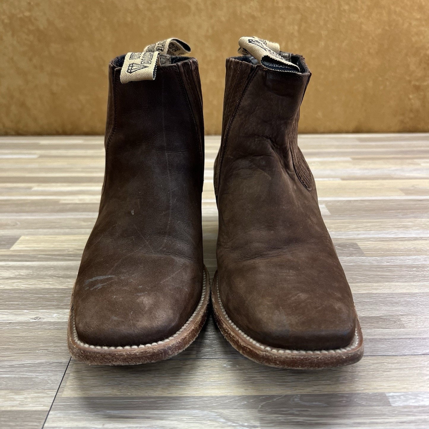 White Diamonds Leather Ankle Boots Huxley Mexico Size 26.5 US Men 8 - JN330