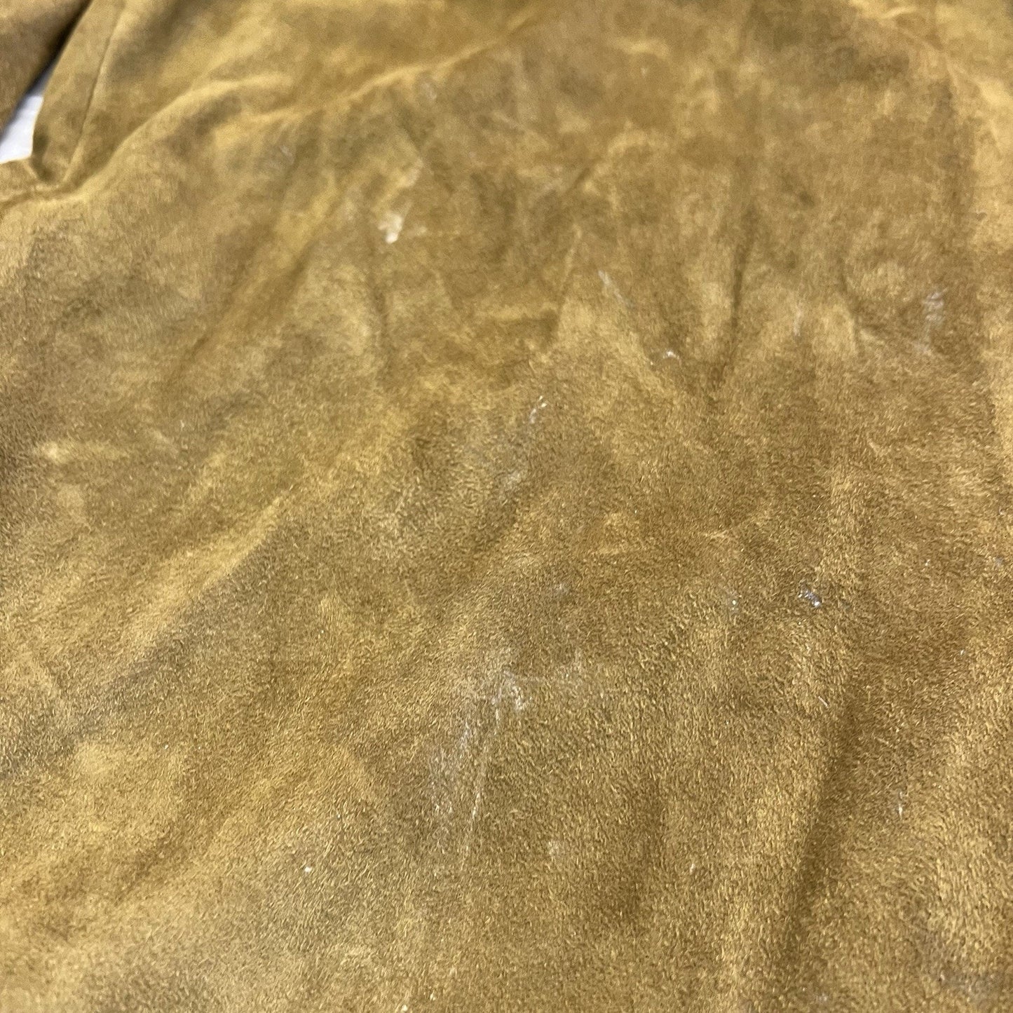 Vintage Anne Klein Union Made Leather Button Down Shirt Size S - JN259