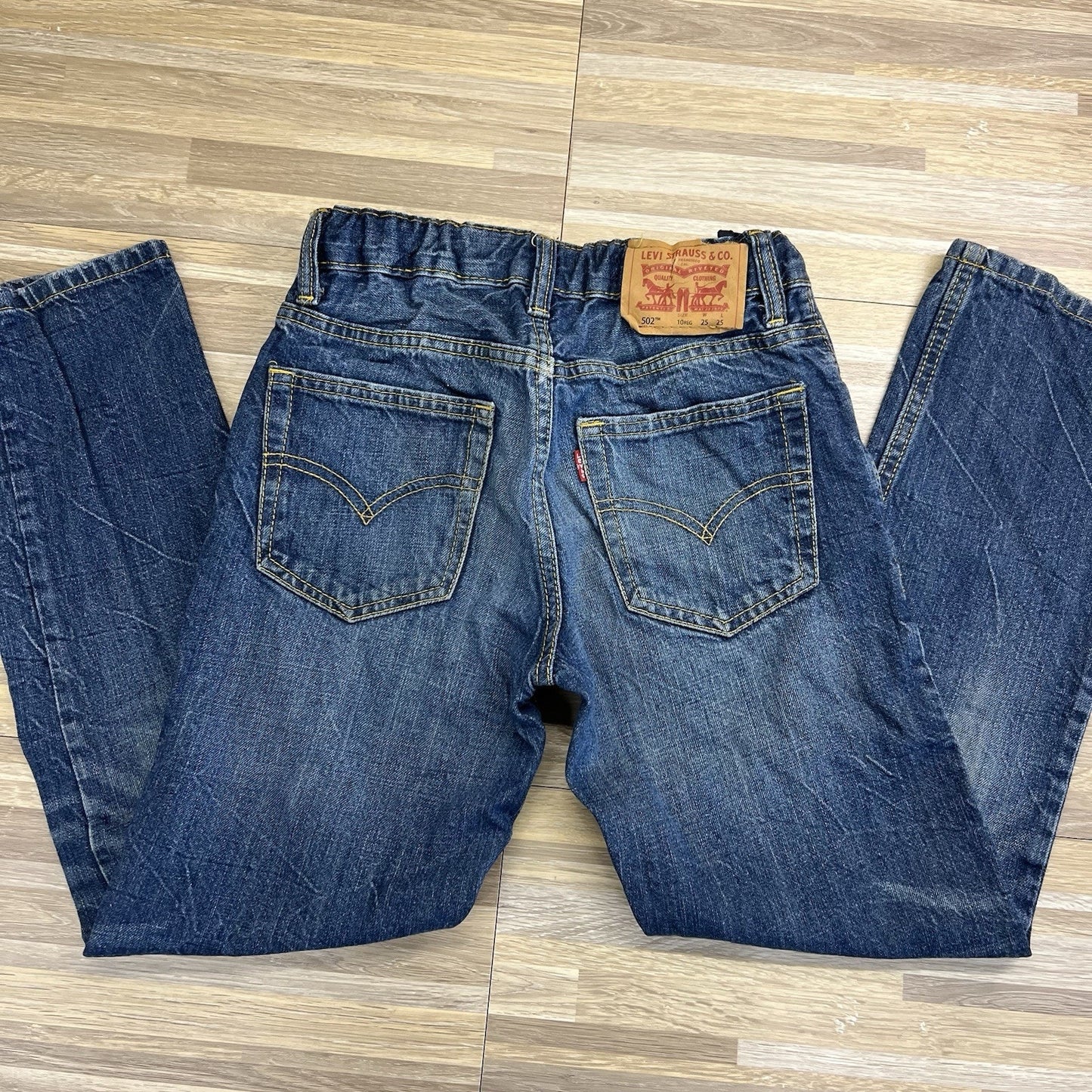 Levi’s 502 Kids 10 Reg 25x25 Distressed Jeans - JL381