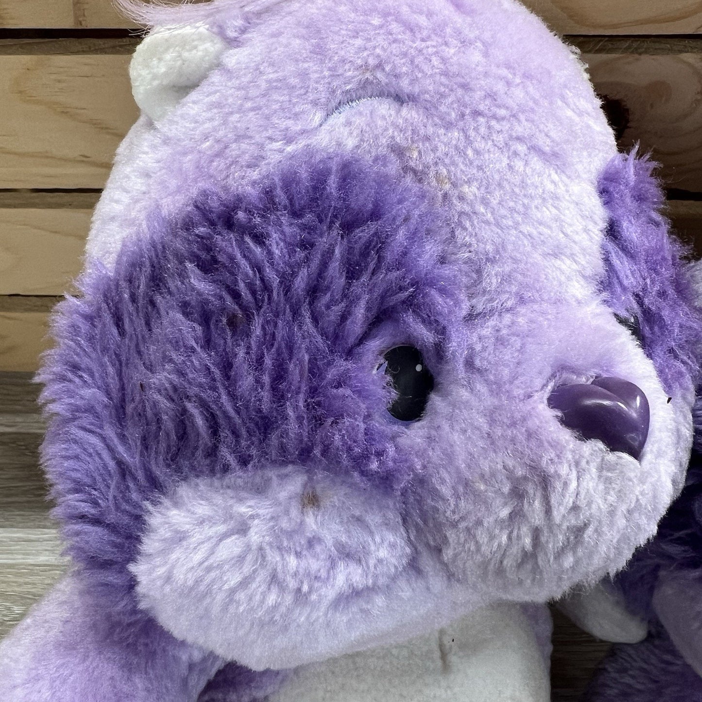 Set Of 2 Care Bear Bright Heart Raccoon 13” Y2K - JL405