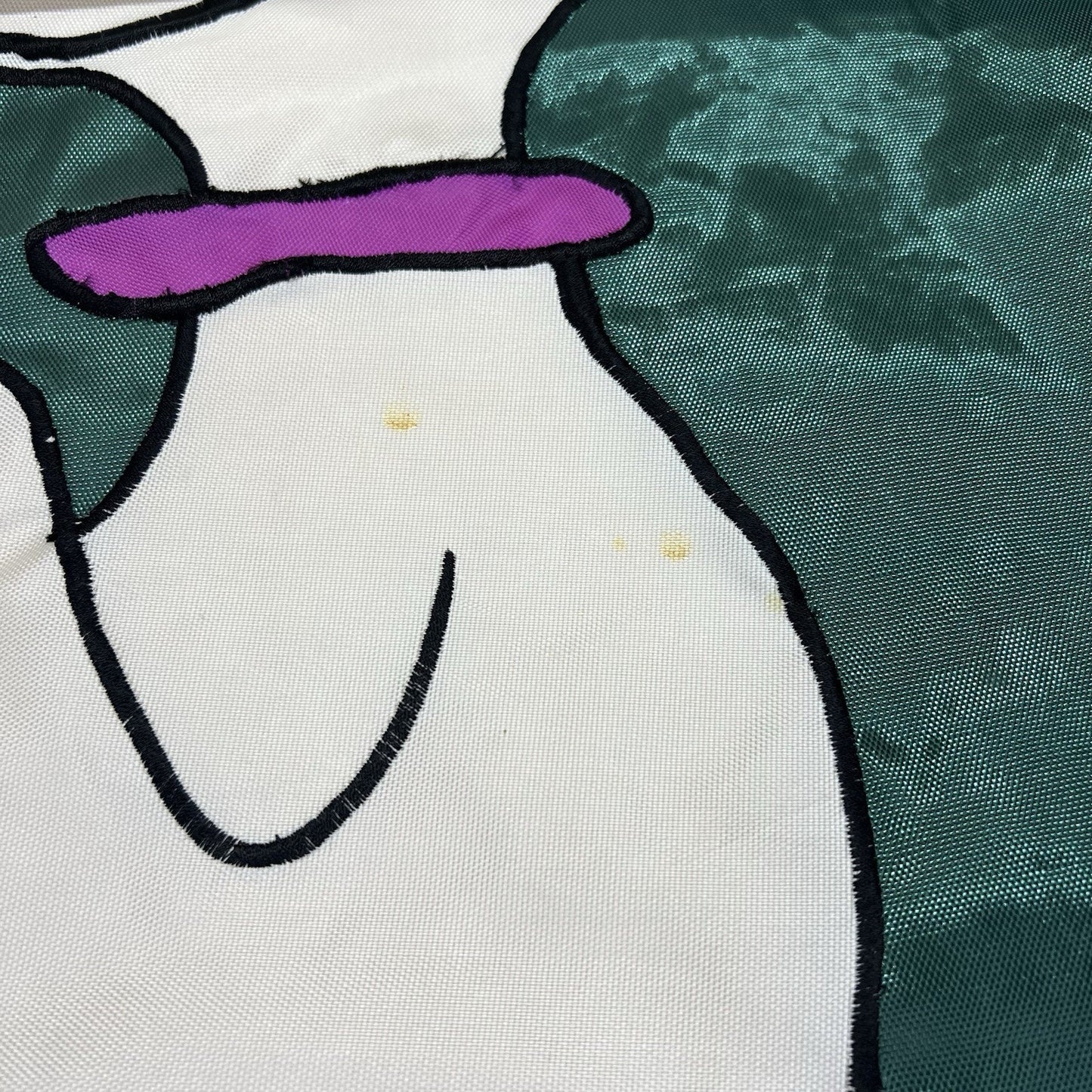 Vintage Peanuts Snoopy & Woodstock Stitched Double Sided Banner Make The Grade