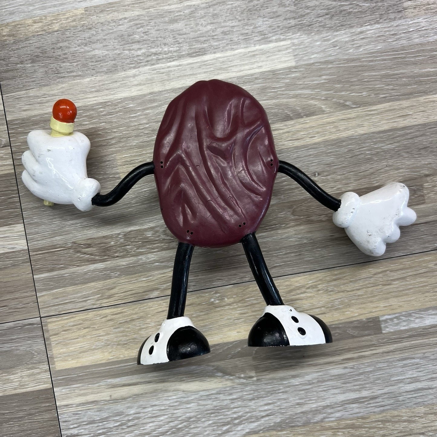 VTG California Raisin 1987 PVC Figure Bendable Arms Legs 6” - JL491
