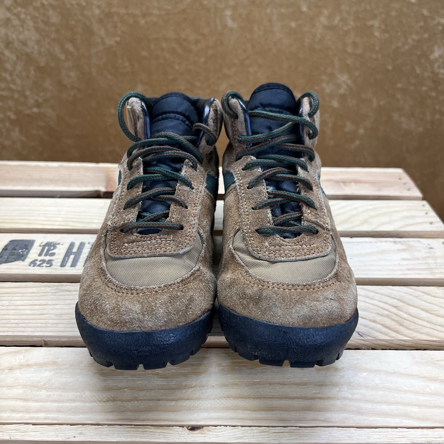 Gallenkamp Hiking Boots Suede Leather Vintage Kids Size 3 - (A044)