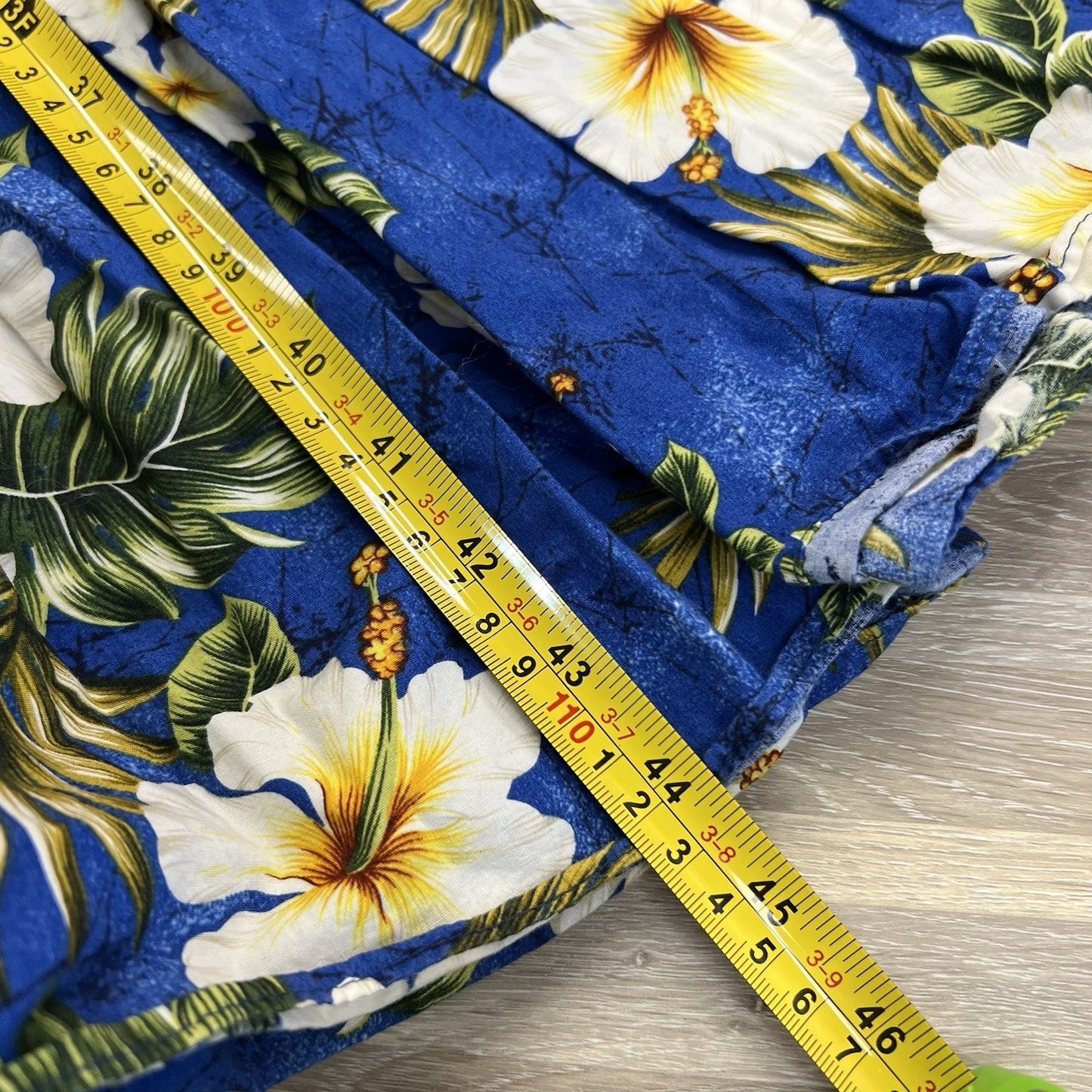 VTG Ky's Hawaiian Dress Made In Hawaii Ruffle Size L - JN309