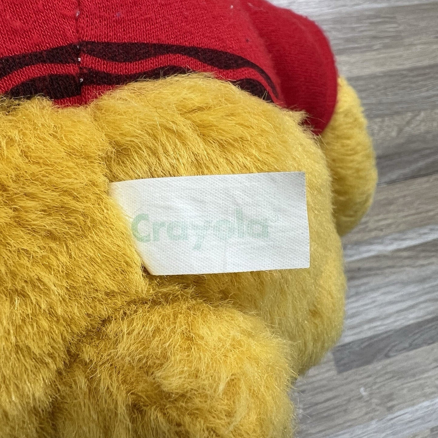 Vintage Gund Crayola Teddy Bear Plush 80s/90s Red Sweater And Hat - M143