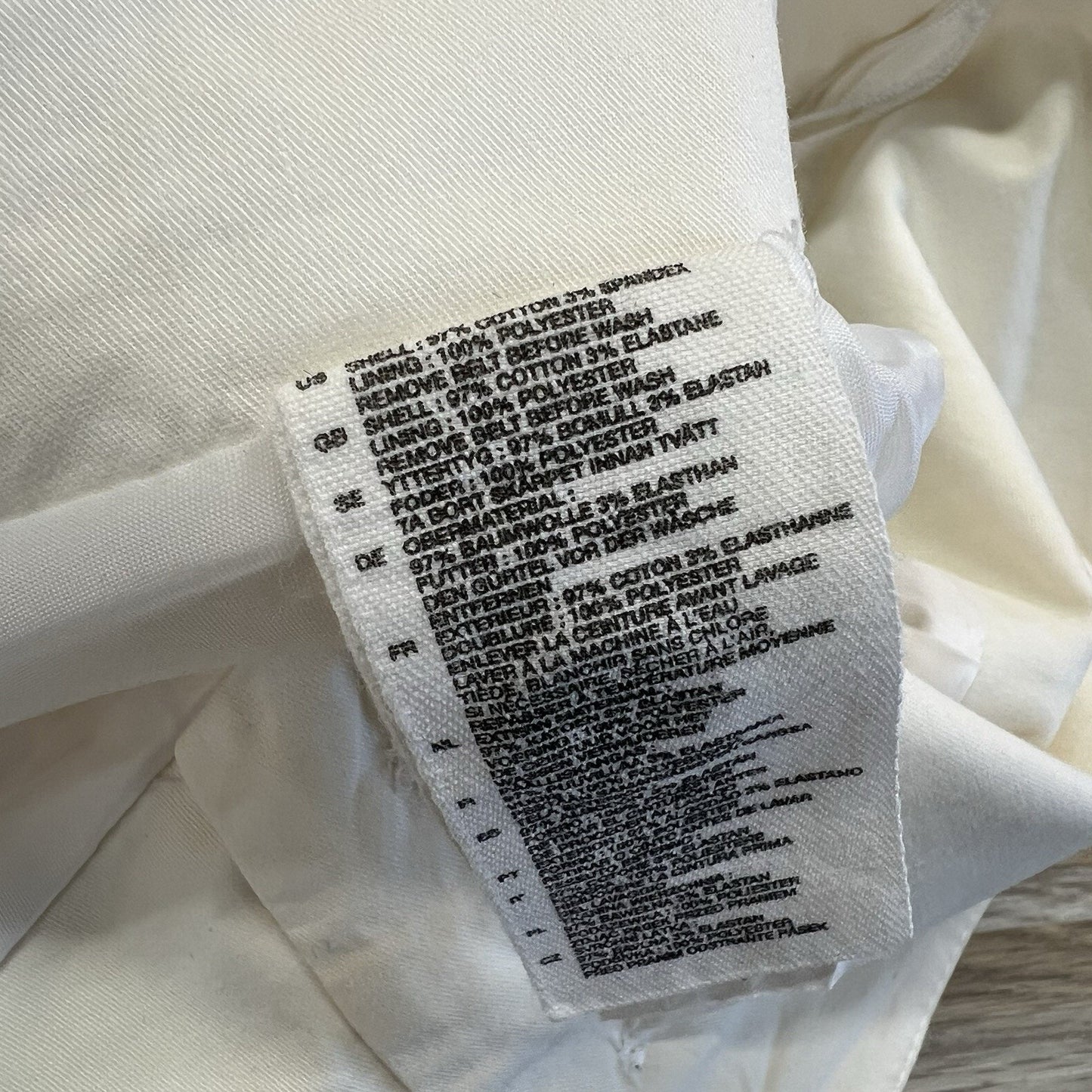 H&M Women's White Skirt Size 10 - JN302