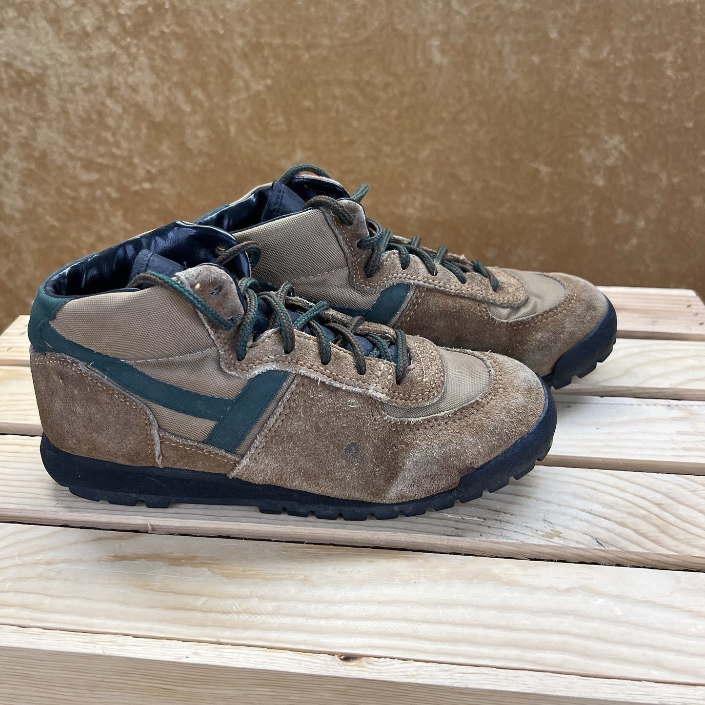 Gallenkamp Hiking Boots Suede Leather Vintage Kids Size 3 - (A044)