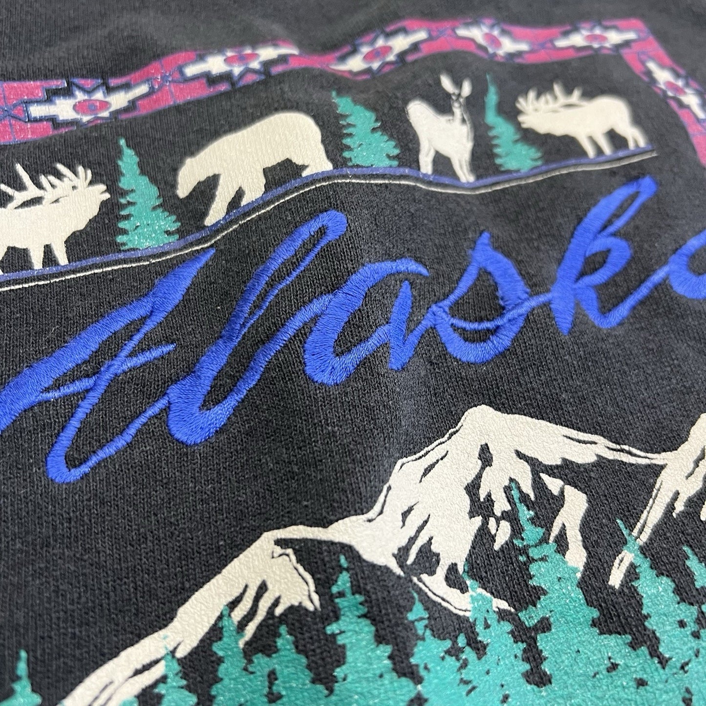 VTG Princess Cruises ALASKA The Last Frontier Sweatshirt Size XL - AG553