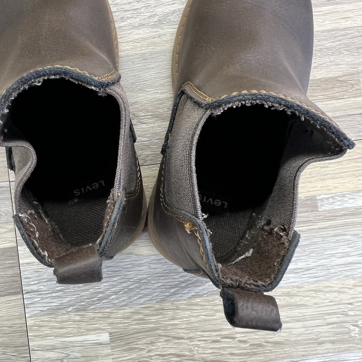 Levi’s Kids Boots Buckley Vegan Leather Toddler Ankle Boots Size 9 - JN323