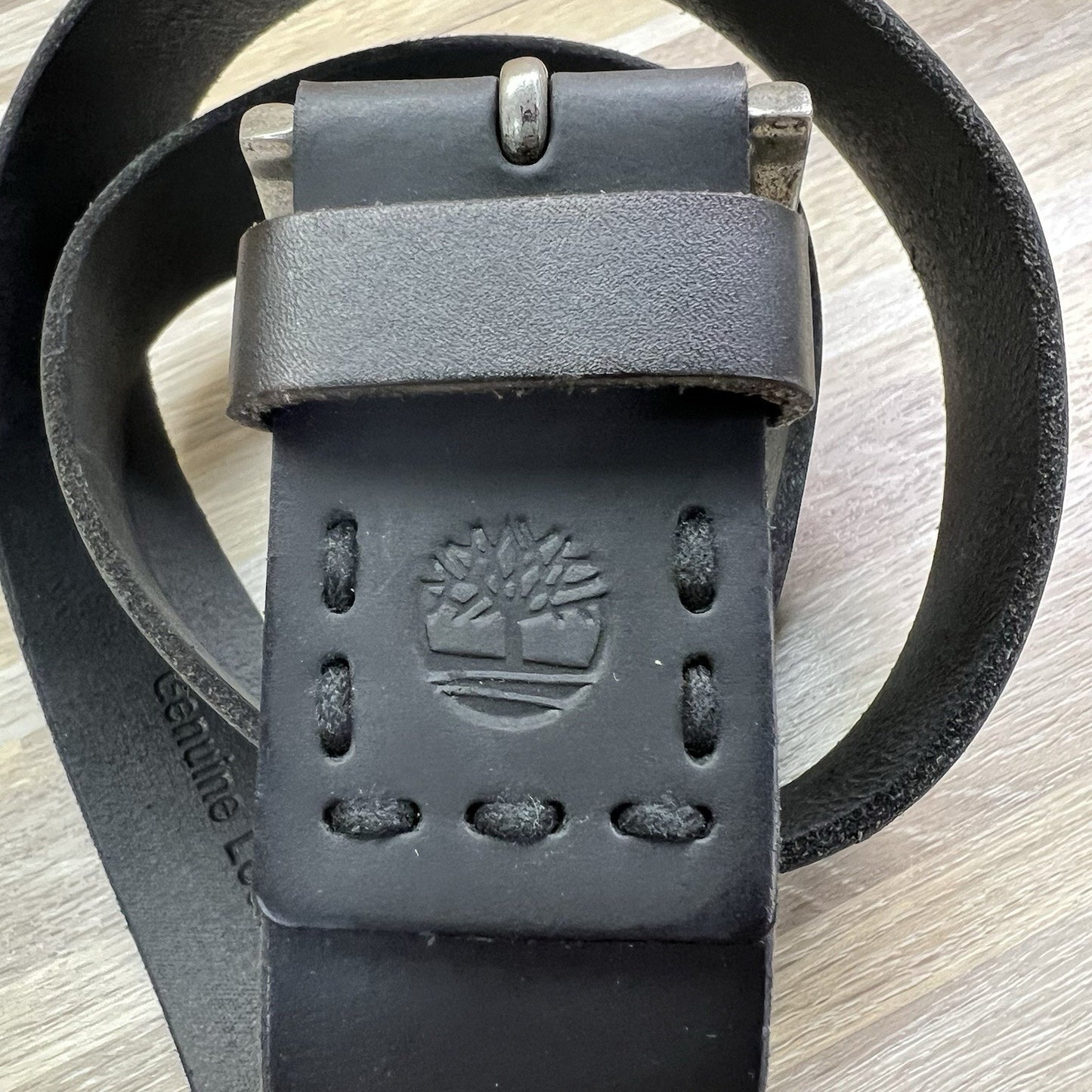 Timberland Men's Genuine Leather Belt Black 34 India - JL501