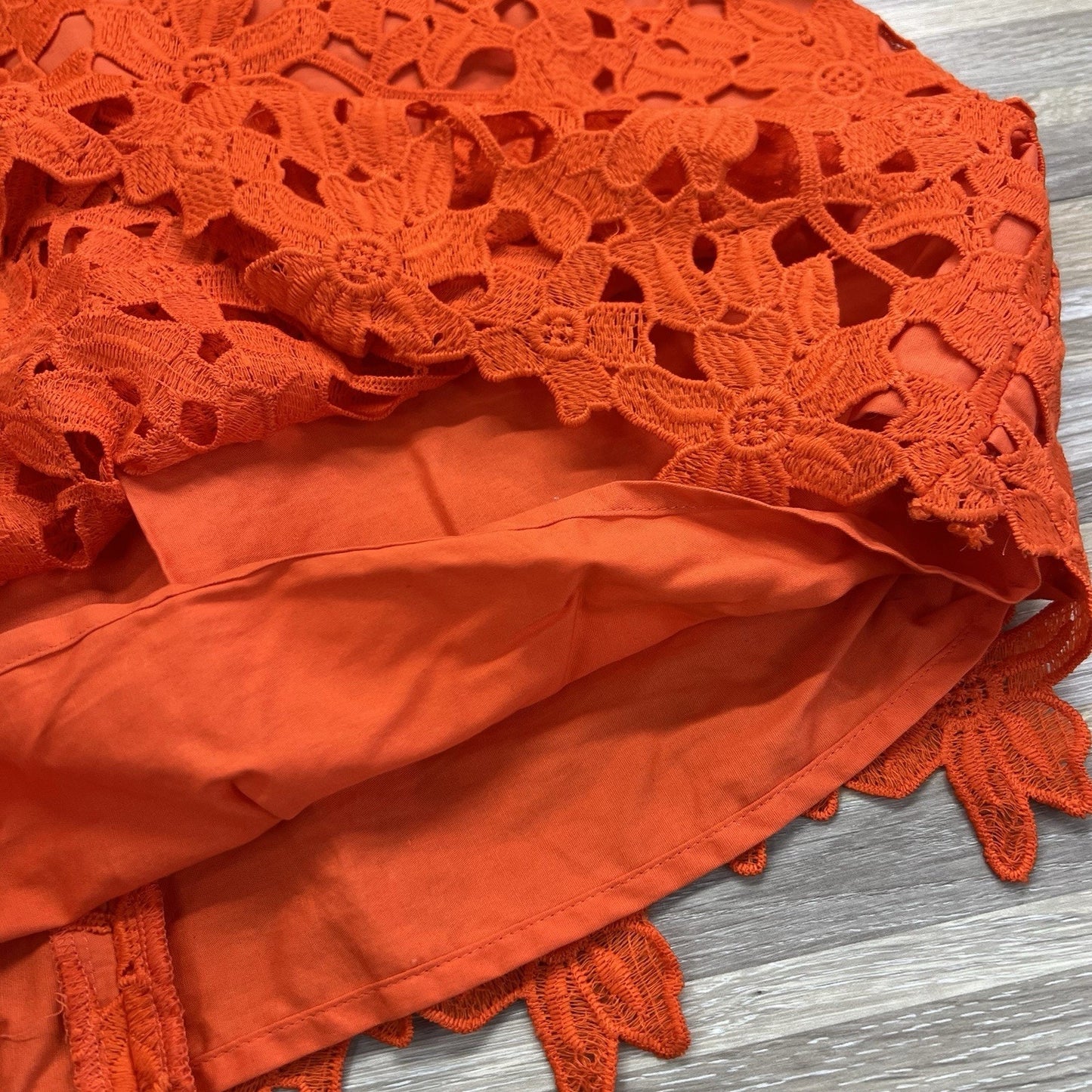 Banana Republic Women’s Orange Lace Formal Sundress Size 8 - JL400
