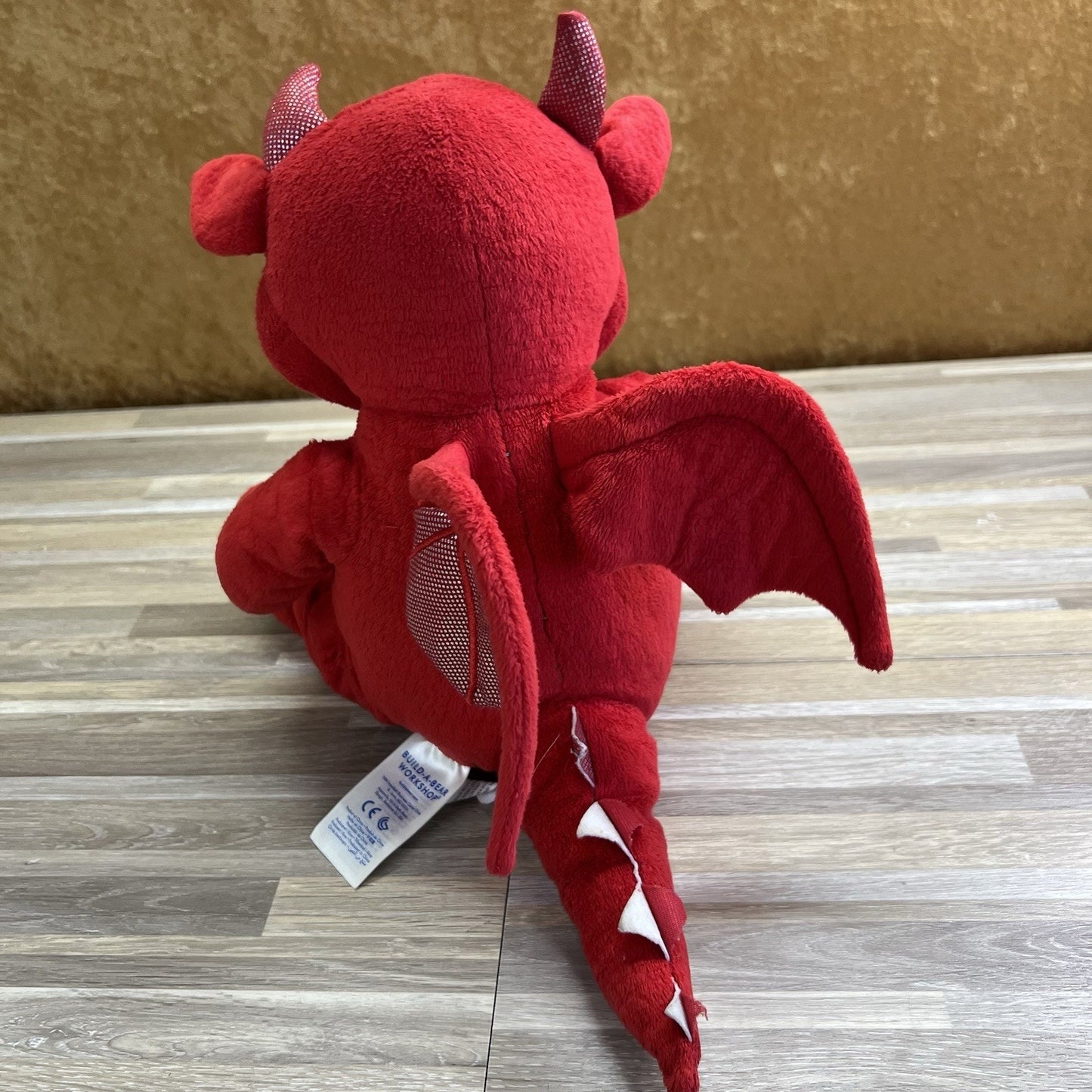 Build A Bear Great Wolf Lodge Magiquest Ellie Red Dragon Plush Stuff - JL383