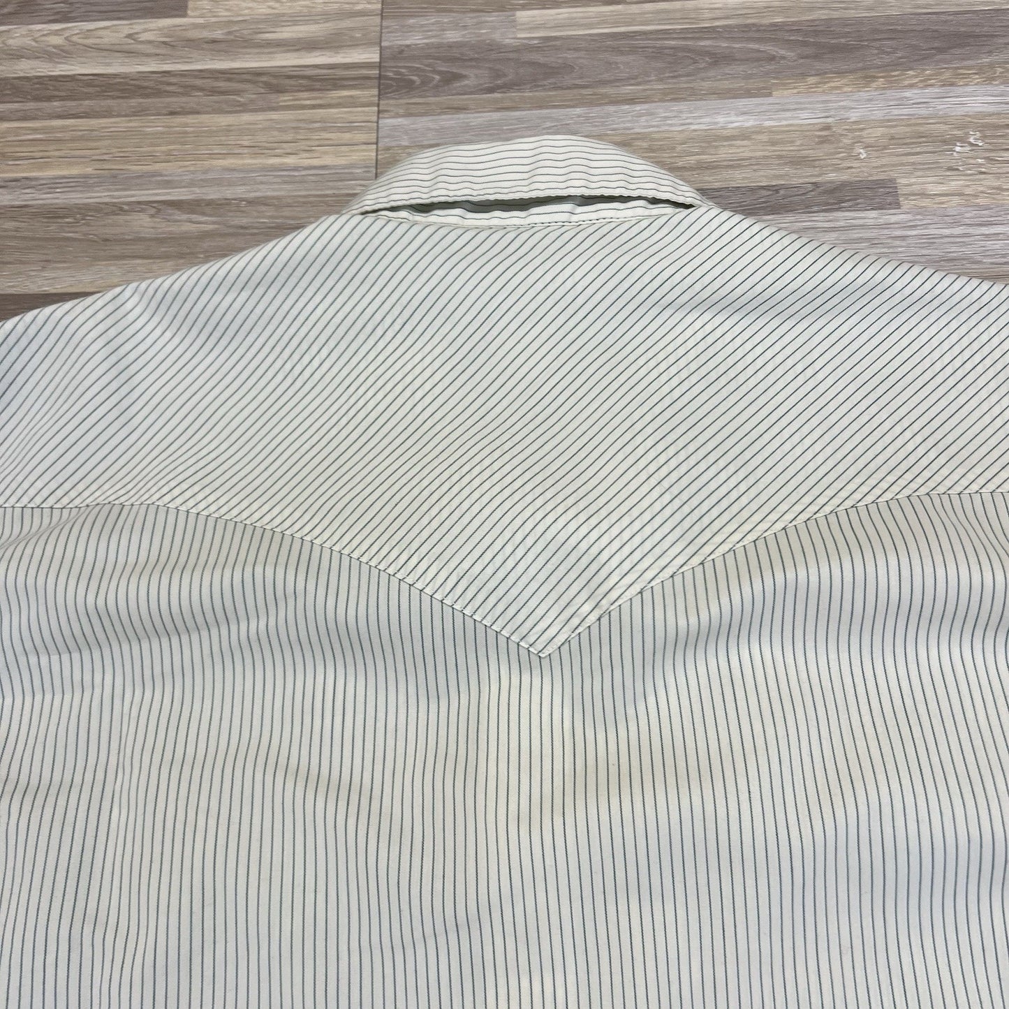 VTG Ruddock Pearl Snap Shirt 16.5 Extra Long Tail Western Short Sleeve - M201