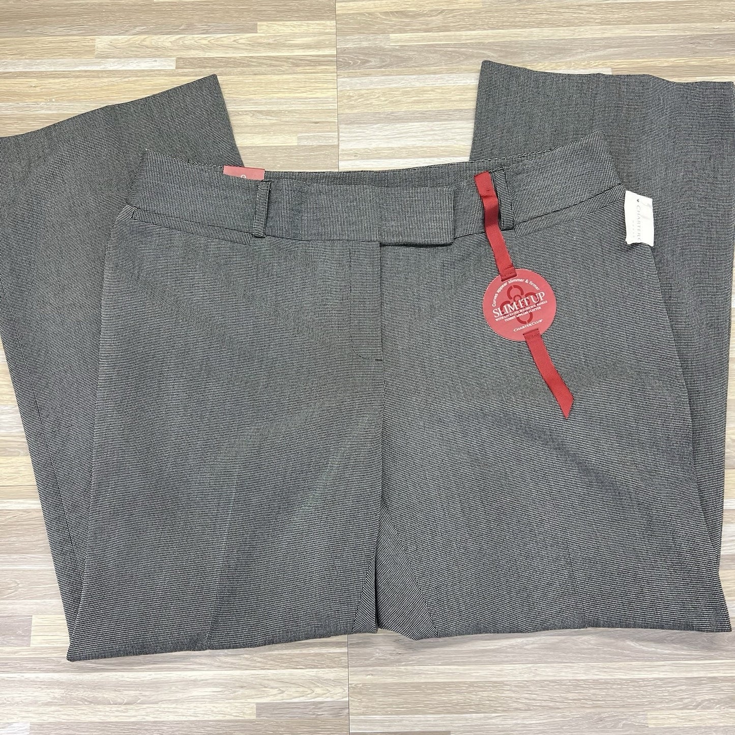 NWT Charter Club Women’s Slacks Slim It Up Size 18W New 40x31 - M249