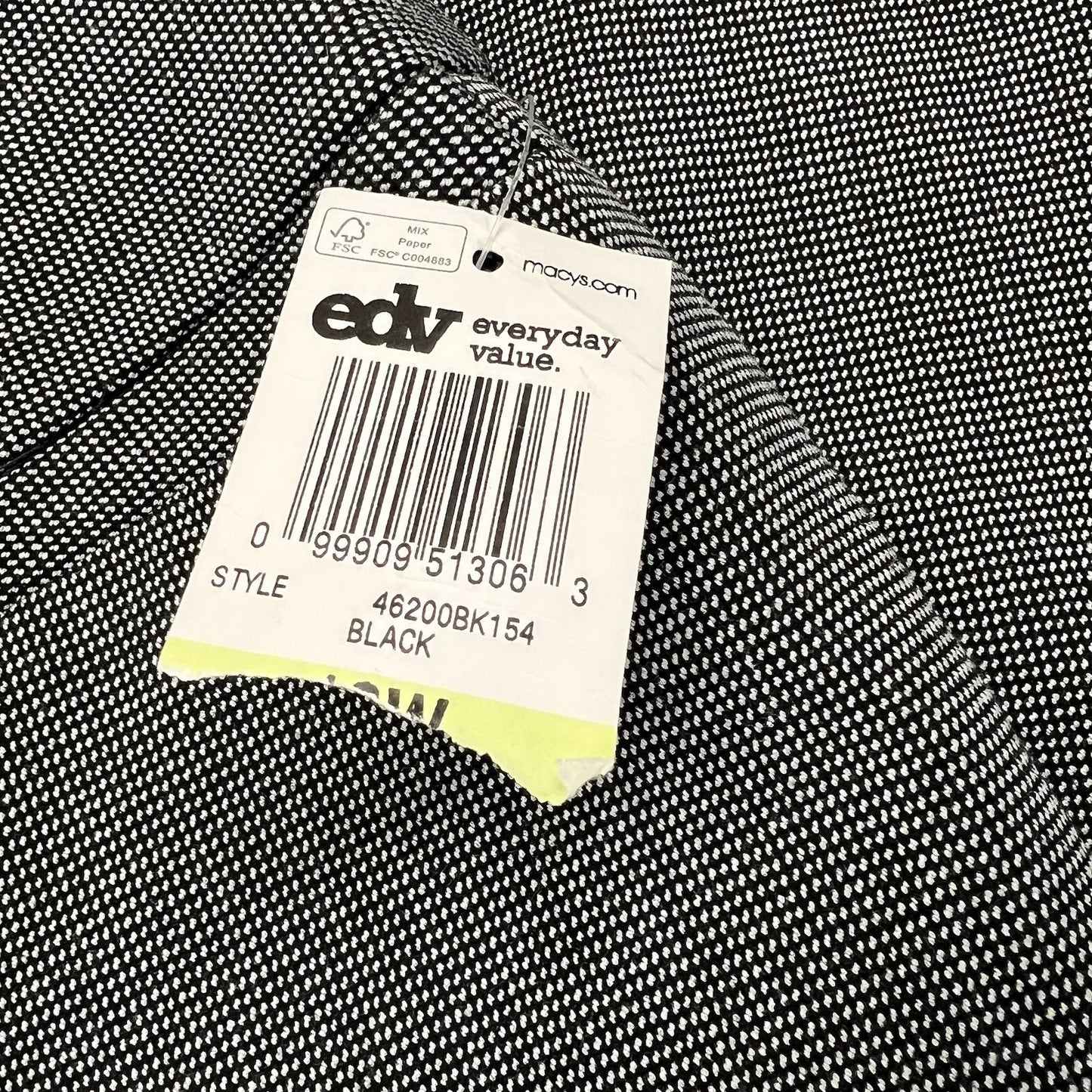 NWT Charter Club Women’s Slacks Slim It Up Size 18W New 40x31 - M249