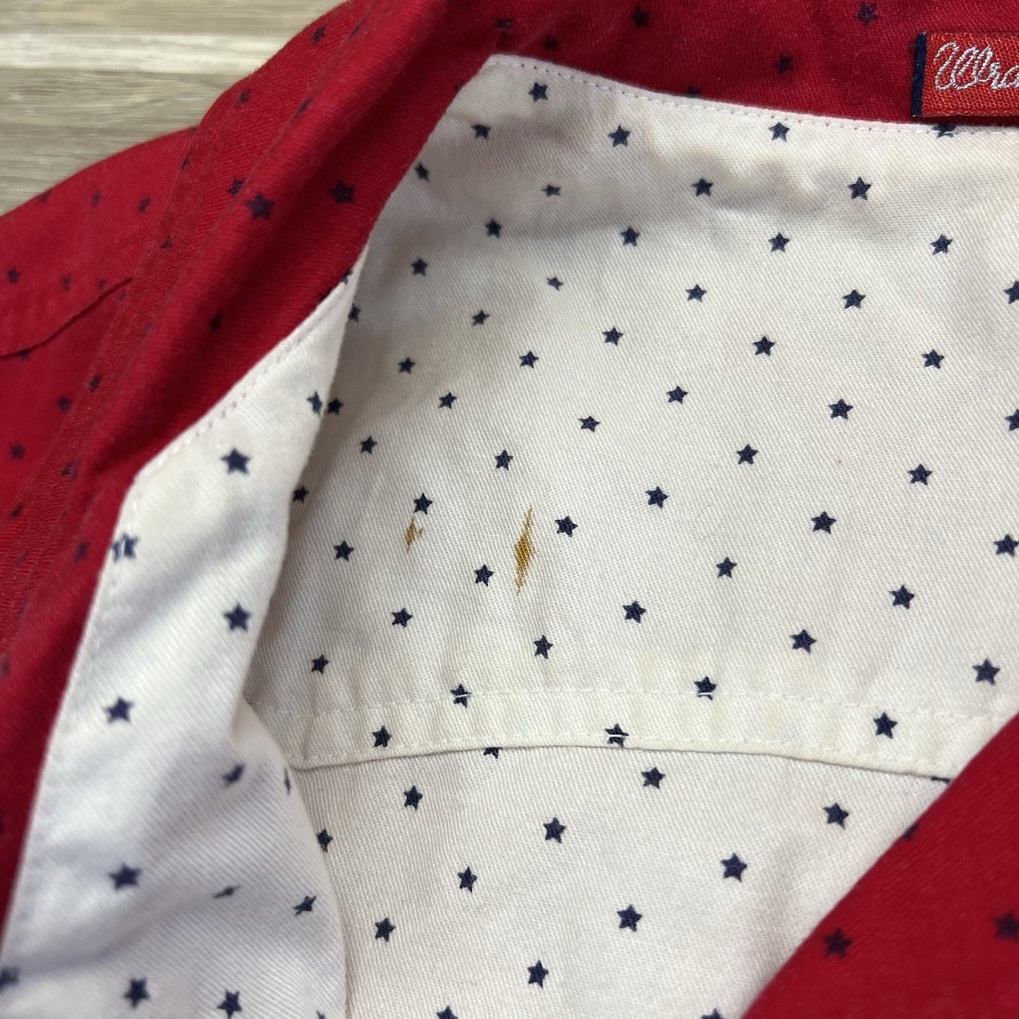 Vintage Wrangler Women’s Reversible Vest Red White Stars Fourth July Sz M - M197