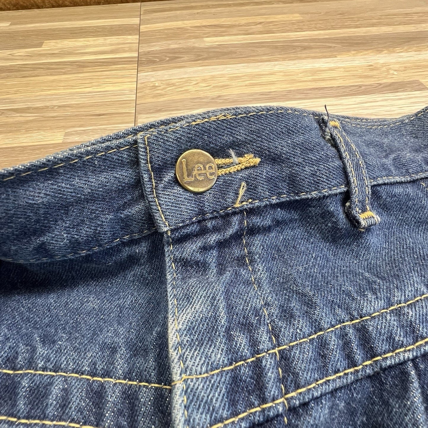 VTG Lee’s Long Denim Skirt Vintage Women’s High Waisted Size 26 - JL368