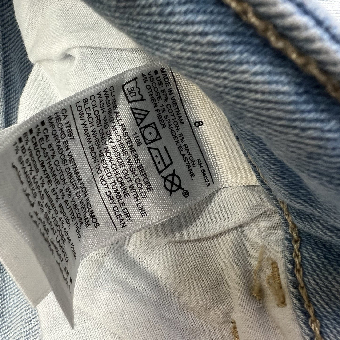 Old Navy Rockstar Super Skinny Ankle Mid Rise Women’s Jeans Size 8 - JN306