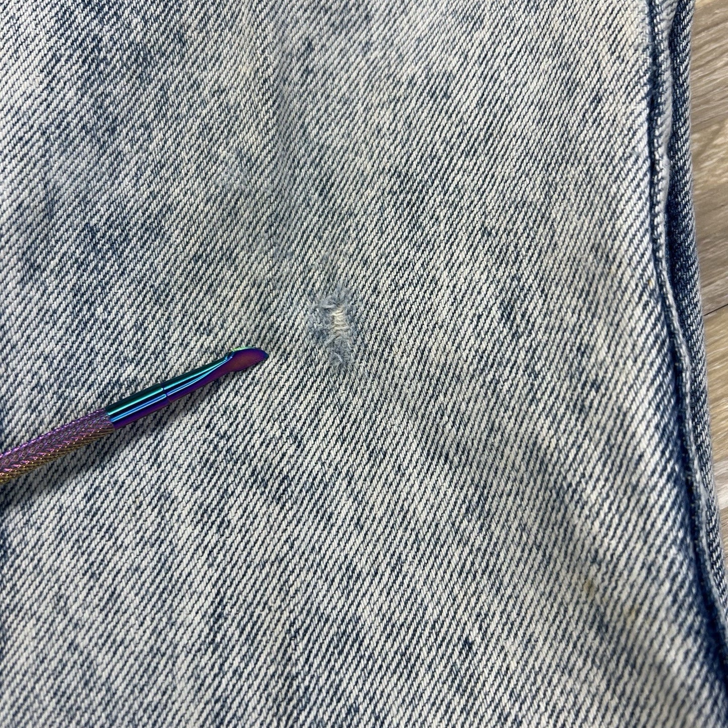 Vintage No Excuses Girls Stonewashed Jeans Size 6 - M138