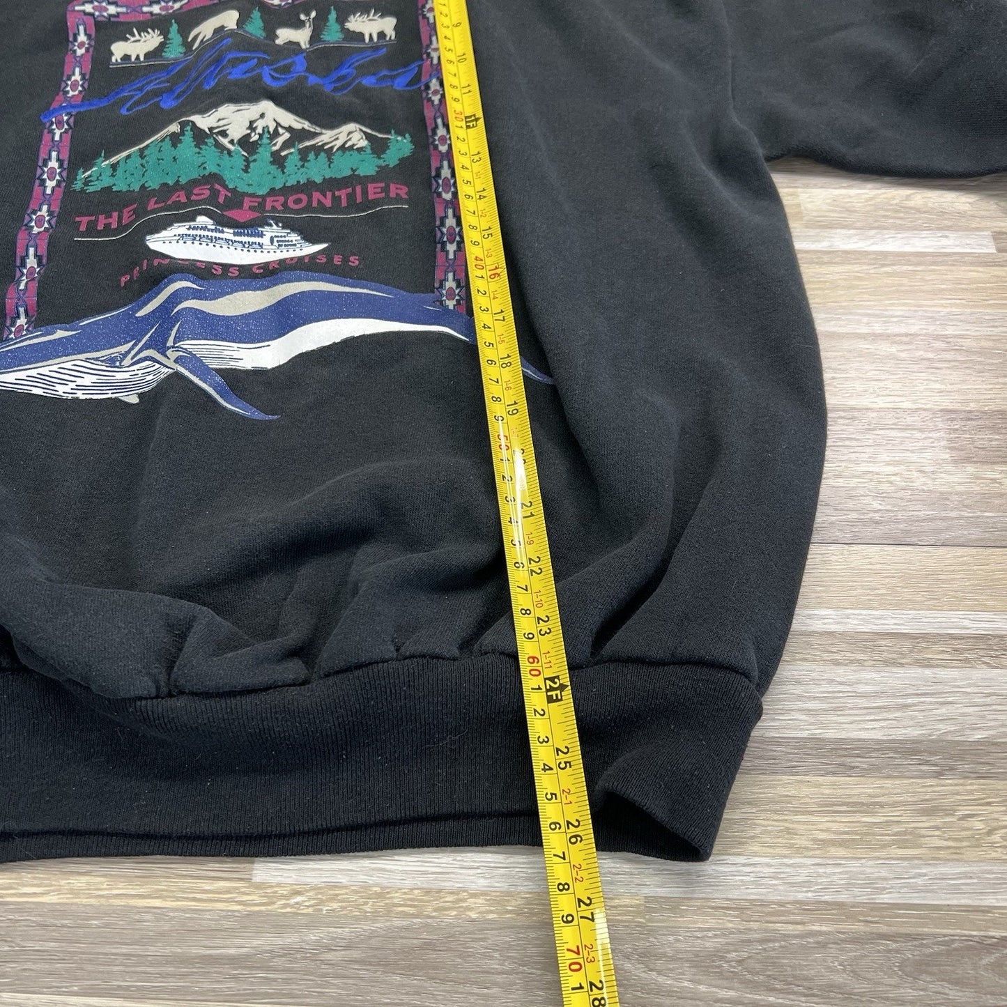 VTG Princess Cruises ALASKA The Last Frontier Sweatshirt Size XL - AG553