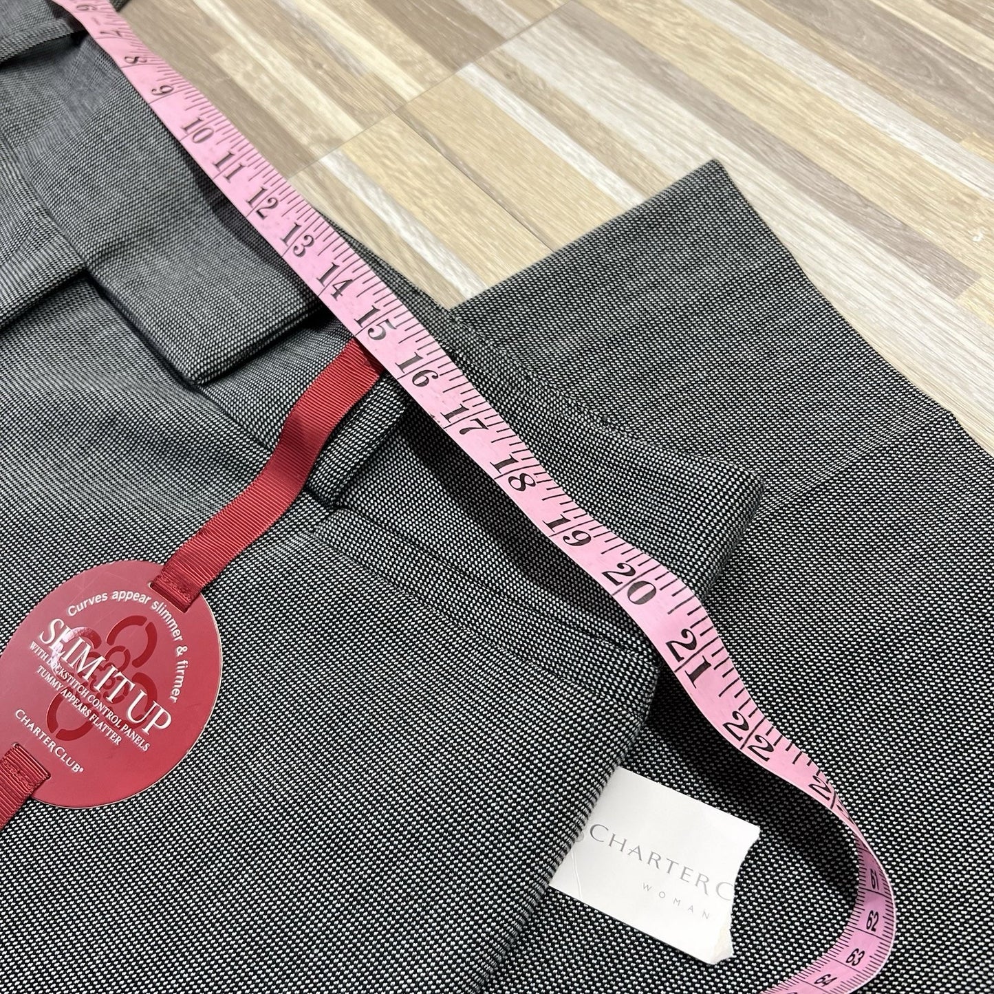 NWT Charter Club Women’s Slacks Slim It Up Size 18W New 40x31 - M249