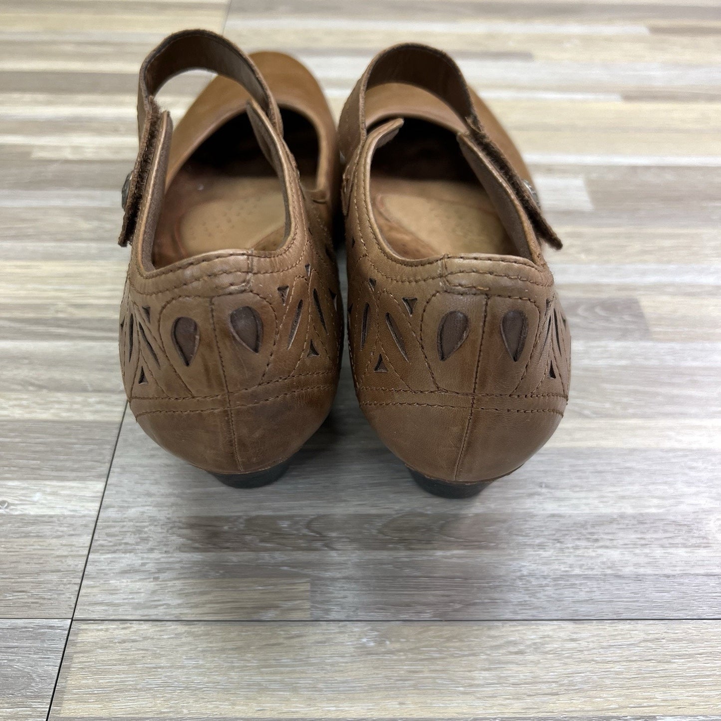 Rockport Cobb Hill Abbott Ankle Strap Mary Jane Almond Grain Leather 11 - JL507