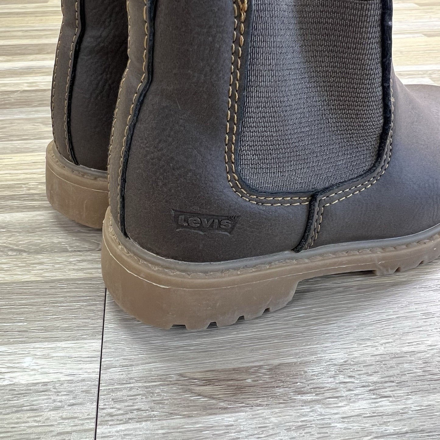Levi’s Kids Boots Buckley Vegan Leather Toddler Ankle Boots Size 9 - JN323