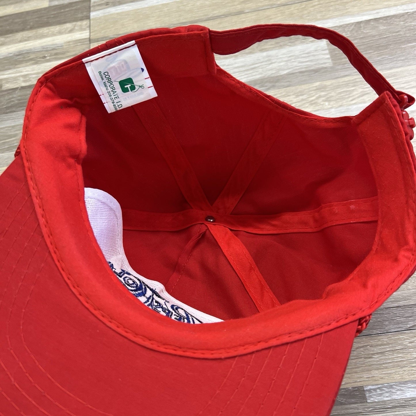 VTG Pepsi Cola Red Hat Boise Idaho Adjustable Cap - JL473