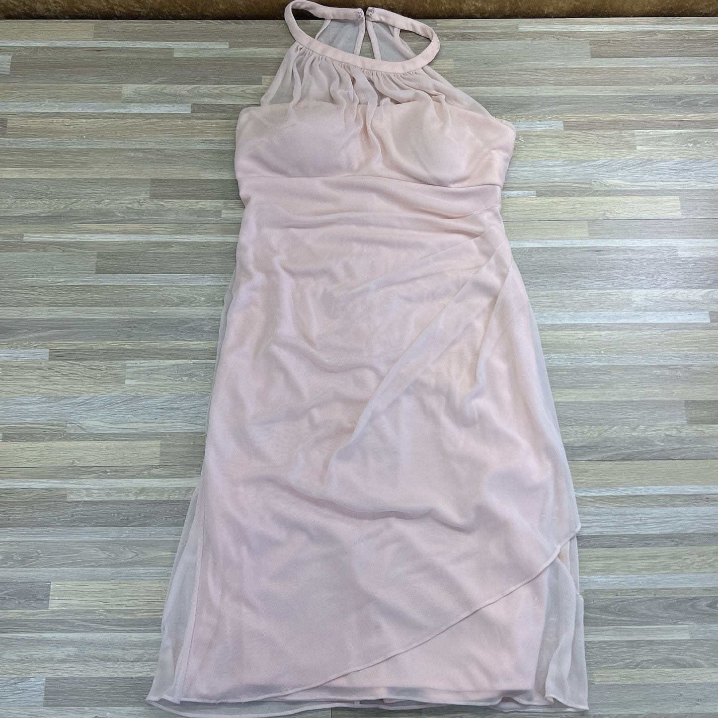 David’s Bridal Pink Bridesmaid Dress Size 8 - JN337