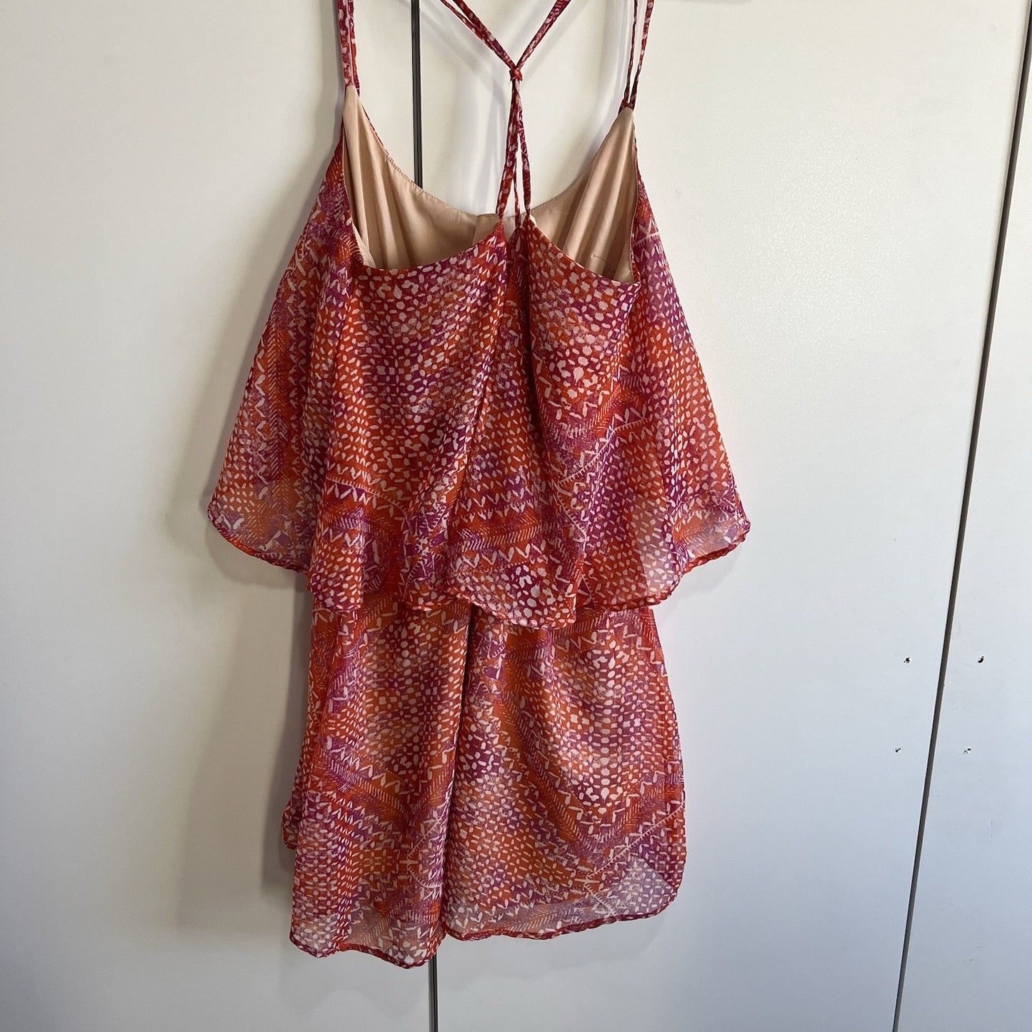 Ecoté Women's Boho Bell Sleeves Tunic Blouse Tank Top Size M - JL397