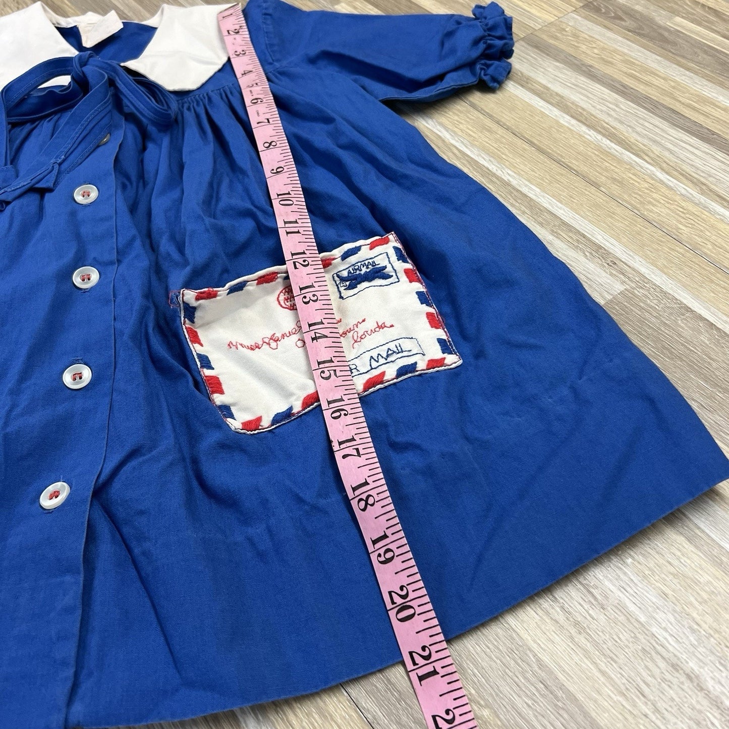 Vintage Cinderella Air Mail Girls Dress Size 2-3 Postal Service Postcard - M200