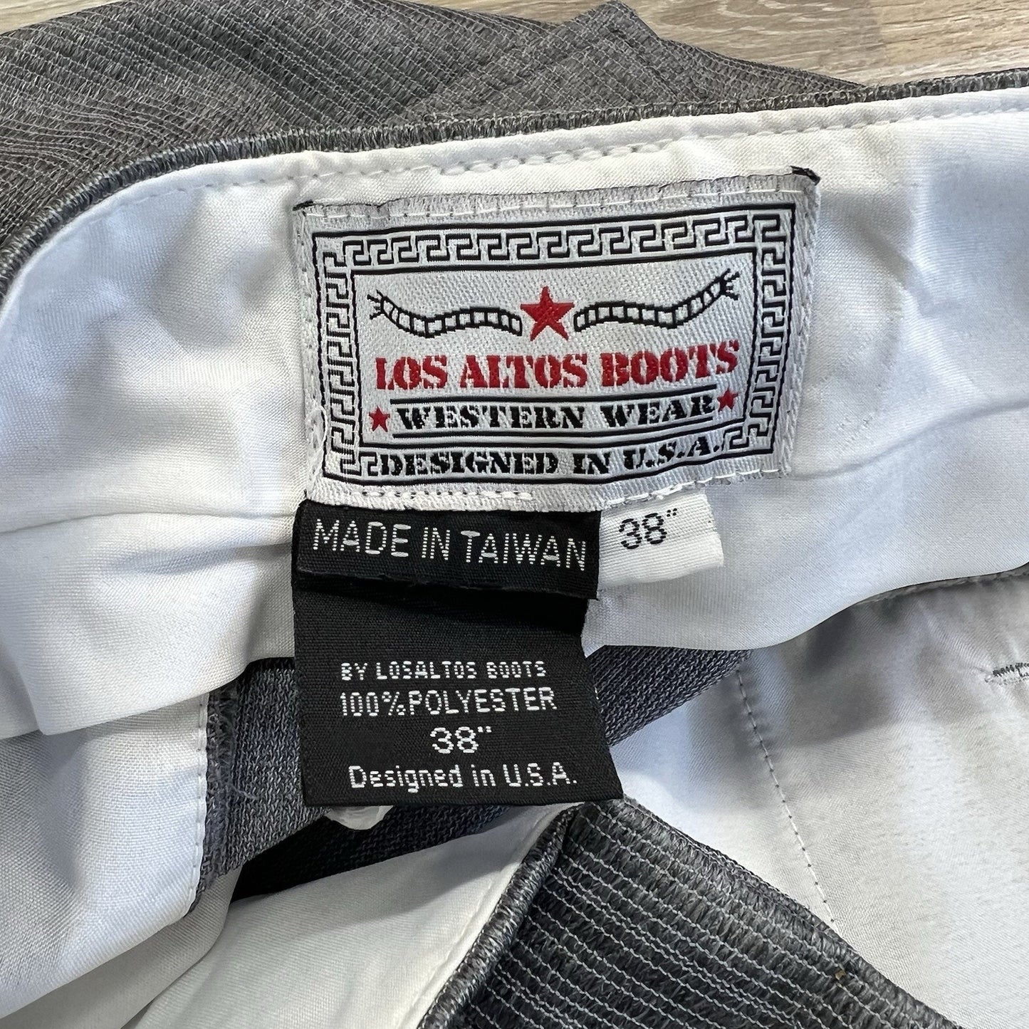 VTG Los Altos Boots NWT Men’s Pants Slacks Western Cowboy Size 36-38 X 31 -5S616