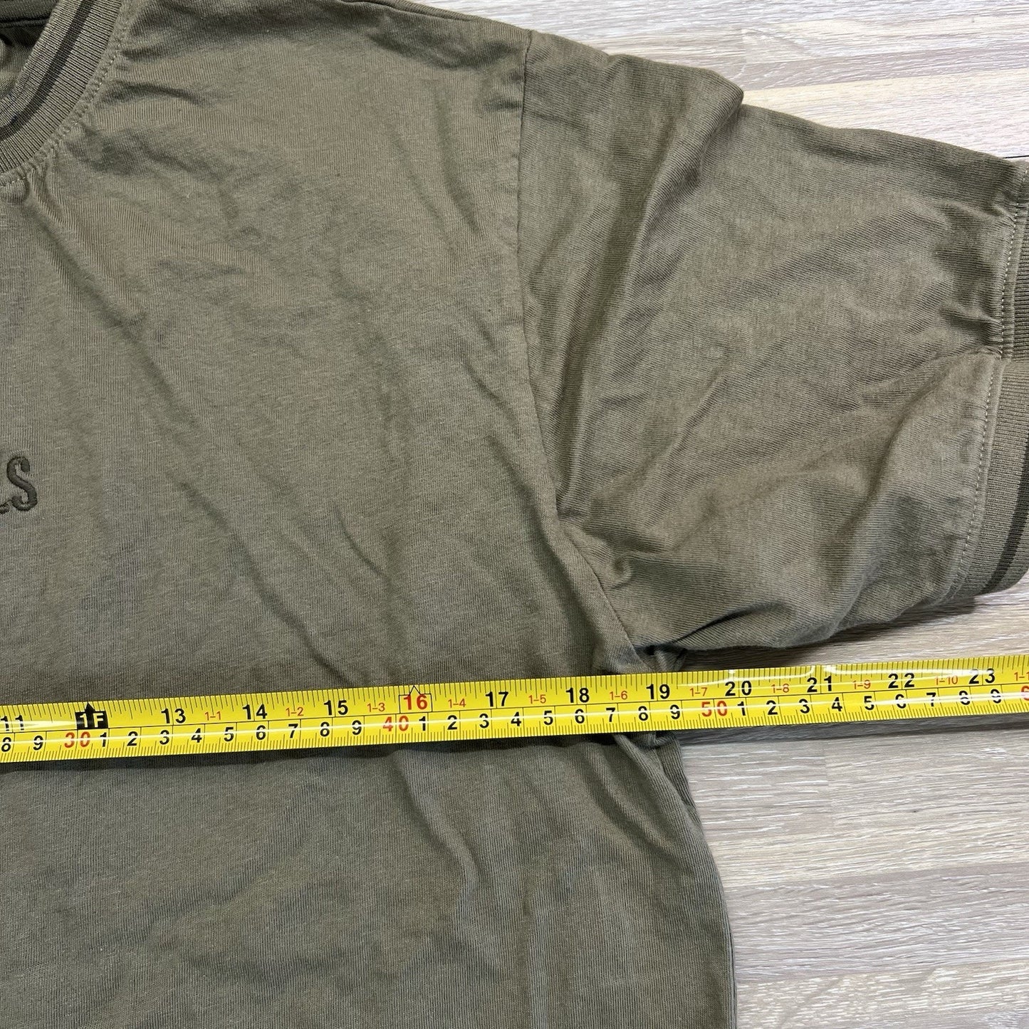 Public Supply NYC Originals New York Green Ringer Shirt Size M - JN332