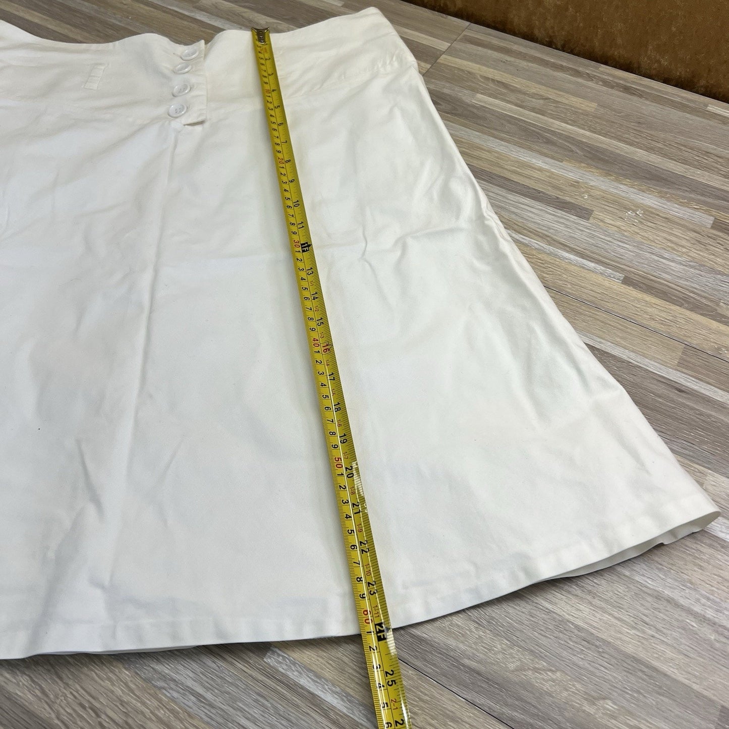 H&M Women's White Skirt Size 10 - JN302