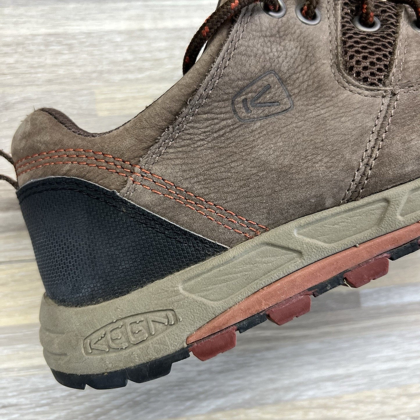 KEEN GDC 1112 Women's Hiking Boots Brown Leather Lace Up Size 8 - JL484