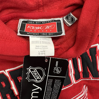 RBK Detroit Red Wings Hoodie Youth Boys NWT Size L 14/16 - JN341