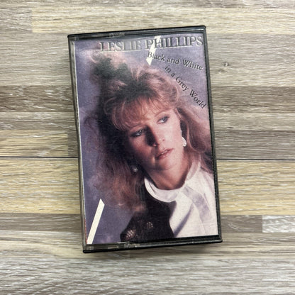 Leslie Phillips Cassette Tape Black And White In A Grey World 1985 - JL414
