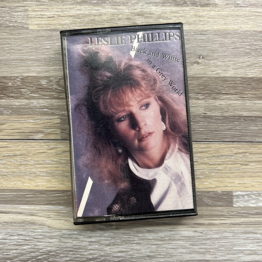 Leslie Phillips Cassette Tape Black And White In A Grey World 1985 - JL414