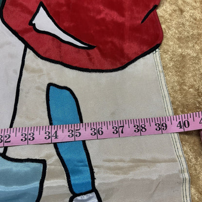 Vintage Peanuts Snoopy & Woodstock Stitched Double Sided Banner Make The Grade