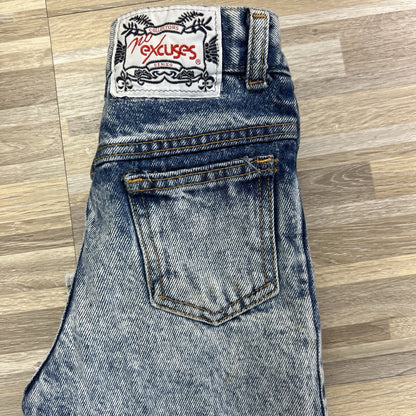 Vintage No Excuses Girls Stonewashed Jeans Size 6 - M138