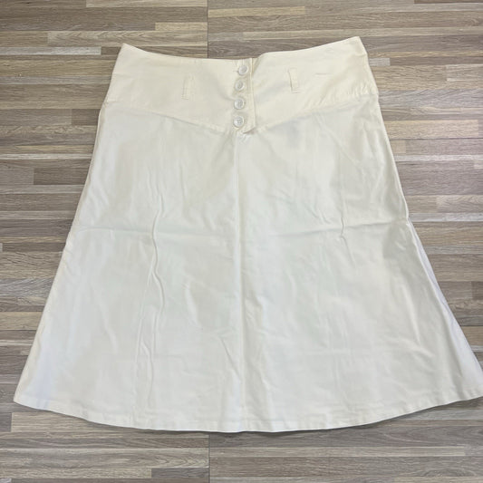 H&M Women's White Skirt Size 10 - JN302