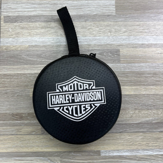 HD Harley Davidson Zip Up 6” Travel Pet Dual Water Bowls - JL503