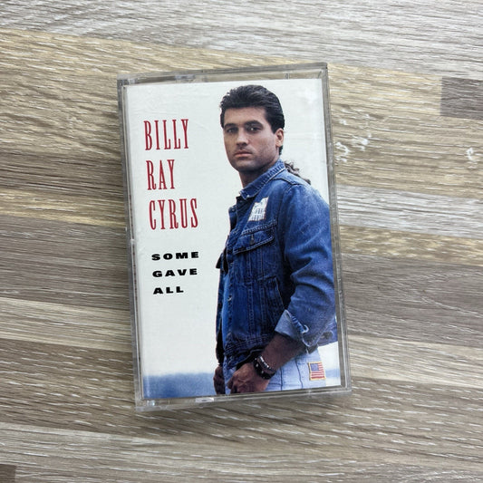 Billy Ray Cyrus Some Gave All 1992 Cassette Tape 314-510 635-4 - JL425