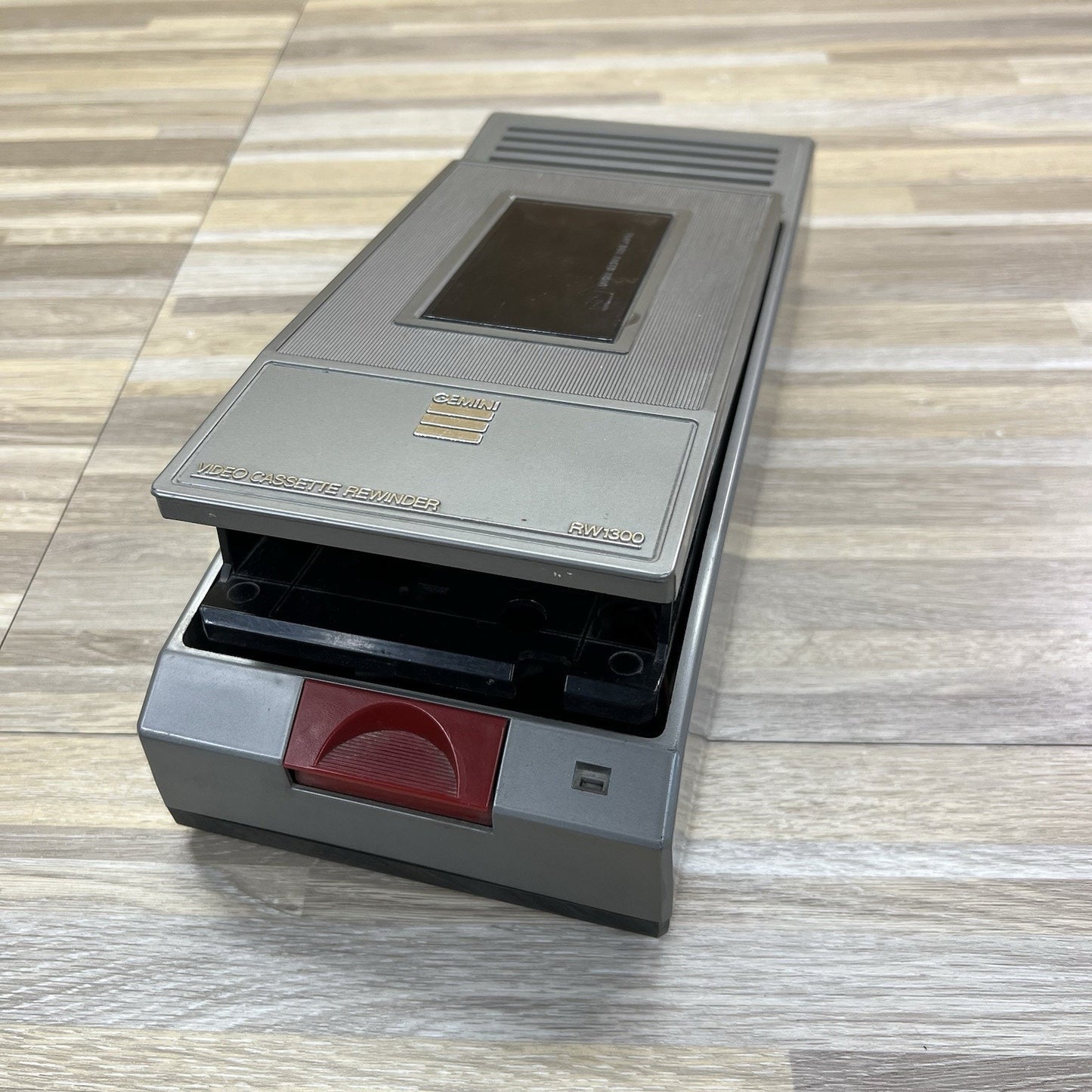 VTG Gemini RW1300 VHS Video Cassette Tape Rewinder Untested No Cord - 3D716