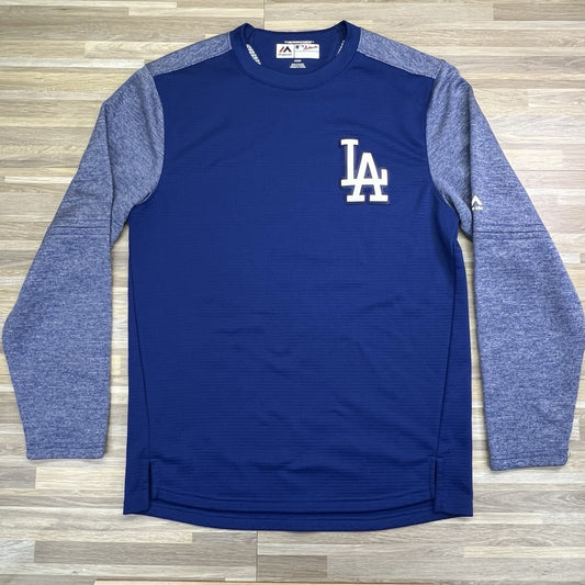 Majestic Authentic Baseball LA Dodgers Therma Base Practice Sweater S - JN343