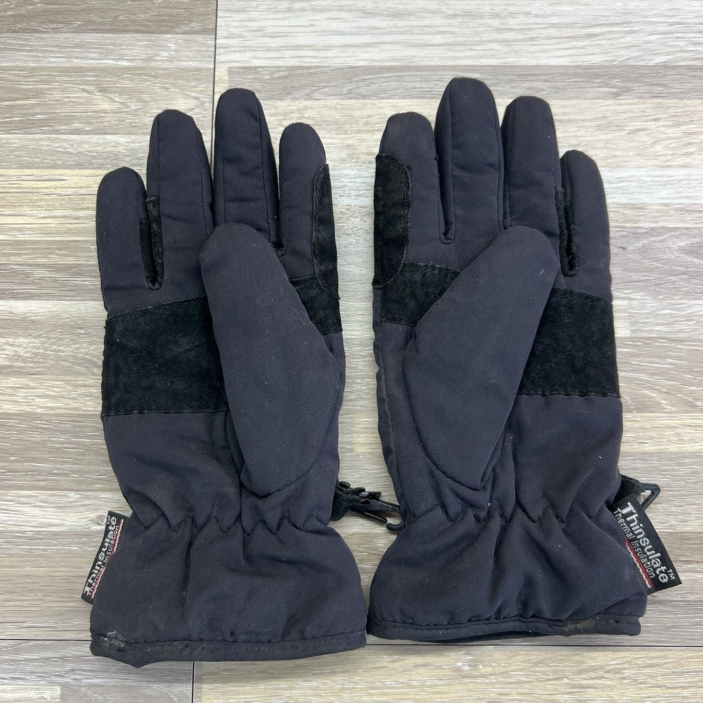 VTG Steeds Riding Wear Women’s Black Gloves Thinsulate - JL494